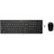 HP Wireless Keyboard and Mouse 200 (Top view open)