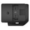 HP OfficeJet 6950 All-in-One, Aerial/Top, no output (Top view closed/Black)