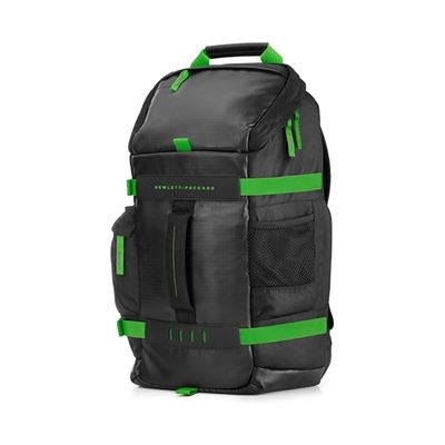 HP 15.6 Odyssey Black/Green Backpack (T5P98AA)