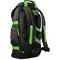 HP 15.6" Odyssey Backpack - Black/Electric Green (Left rear facing)