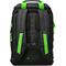 HP 15.6" Odyssey Backpack - Black/Electric Green (Rear facing)