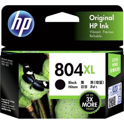 HP 804XL High Yield Black Original Ink Cartridge (T6N12AA)