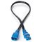 HP C13-C14 Single Power Line Communications Power Cable (Center facing)