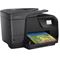 HP OfficeJet Pro 8710 All-in-One, right facing with output sample (Right facing)