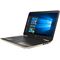 2c16 - HP Pavilion (14", nontouch, Modern Gold) with Windows 10 screen, Catalog, Left Facing (Left facing)