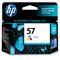 HP 57 Tri-color Inkjet Print Cartridge (Center facing)