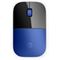 2c16 - HP Wireless Mouse Z3700 (Dragonfly Blue, matte/glossy finish) Catalog, Top View (Center facing/Dragonfly Blue)