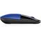 2c16 - HP Wireless Mouse Z3700 (Dragonfly Blue, matte/glossy finish) Catalog, Right Profile (Right profile closed/NA)