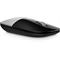 2c16 - HP Wireless Mouse Z3700 (Turbo Silver, matte/glossy finish) Catalog, Right Facing (Left rear facing/NA)