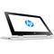 3c16 - HP Stream x360 (11.6, Touch, Snow White) Entertainment (Right profile reclining)