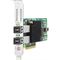 HPE StorageWorks 82E 8Gb Dual Port PCIe Fibre Channel Host Bus Adapter (Right facing)