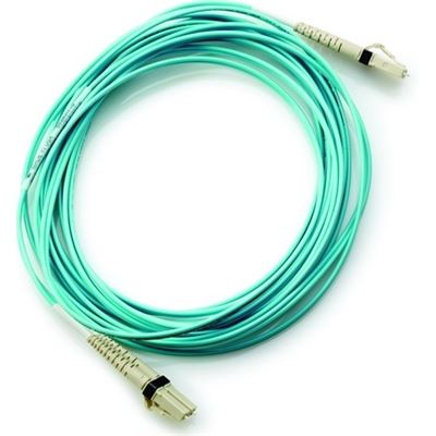 HPE LC to LC Multi-mode OM3 2-Fiber 15.0m 1-Pack Fiber Optic (AJ837A)
