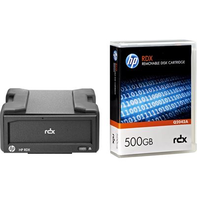 HPE RDX+ 500GB USB3.0 EXTERNAL DISK BACKUP SYSTEM (B7B66B)