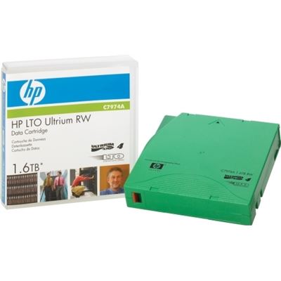 HPE LTO-4 Ultrium 1.6TB RFID RW Custom Labeled Data (C7974AF)