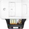 HP OfficeJet Pro 8730 All-in-One (White), Aerial/Top, with output (Top view closed)
