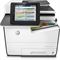 HP PageWide Enterprise Color MFP 586dn printer, PageWide Technology, automatic duplexing, center vie (Center facing)