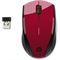 HP X3000 Red Wireless Mouse (Center facing)