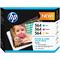 HP 564 Photo and Card Value Pack-50 sht/4 x 6 in and 20 sht/5 x 7 in (Center facing)