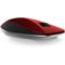 HP Z4000 Red Wireless Mouse (Left rear facing)
