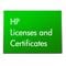HP Licenses and Certificates (Center facing)