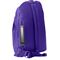 HP 14" Sling Backpack (Sporty Violet) back side compartment, back right facing in use (Left rear facing)