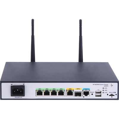 HPE MSR954-W 1GbE SFP (WW) 2GbE-WAN 4GbE-LAN Wireless (JH297A)