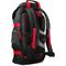 HP 15.6" Odyssey Backpack (Black/Red), back right facing (Left rear facing)