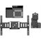 HP Digital Signage Wall Mount Solution with Quick Release and Security Plate (Center facing)