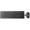 HP Wireless Business Slim Keyboard and Mouse, center - aerial (Top view open)