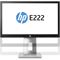 HP EliteDisplay E222, center front facing, up and down motion (Center facing top open)
