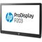 HP Pro P203 20-inch Display (Left facing)