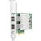 HPE StoreFabric CN1300R Dual Port Converged Network Adapter (Left facing)