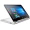 2c16 - HP Pavilion x360 (13, touch, Natural Silver) with Windows 10 screen, Catalog, Media Mode, Rig (Right facing screen center)
