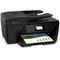 HP OfficeJet 6950 All-in-One, Right facing, with output (Right facing)