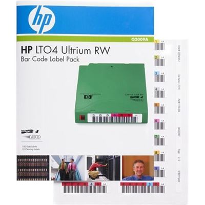 HPE LTO-4 Ultrium Read/Write Bar Code Label Pack (Q2009A)