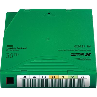 HPE LTO-8 Ultrium 30TB RW Data Cartridge (Q2078A)