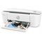 HP DeskJet Ink Advantage 3775 All-in-One, 3700 Series, Left facing, with output (Left facing screen out)