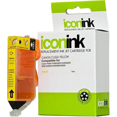 Icon Canon CLI526Y Compatible Ink Cartridge - Yellow (ICCLI526Y)