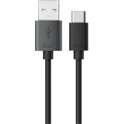 ILuv USB-C TO A CABLE 3FT - BLACK (ICB58BK)