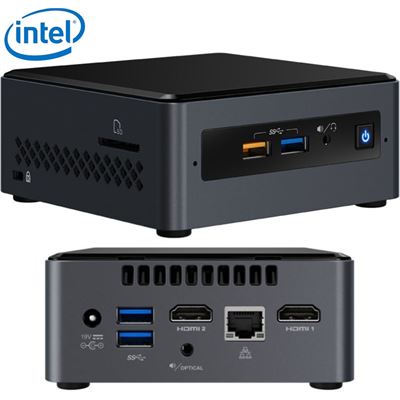 Intel NUC MINI PC KIT, CEL-J4005, DDR4(0/2), SATA (BOXNUC7CJYHN4)