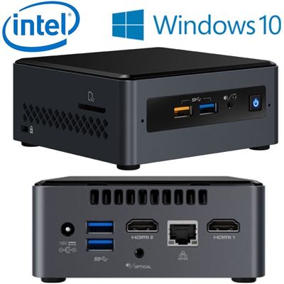 Intel NUC MINI PC,CEL-J4005,4GB DDR4,32GB eMMC,SATA (BOXNUC7CJYSAMN)