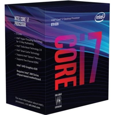 Intel Core i7-8700 3.2GHz Six Core Processor  (BX80684I78700)
