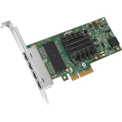 Intel Ethernet Sever Adapter I350-T4, Quad Ports, PCIe v2.0 (I350T4)