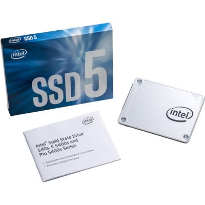 Intel 540s SERIES SSD, 1TB, 2.5in SATA 6Gb/s, 16nm (SSDSC2KW010X6X1)