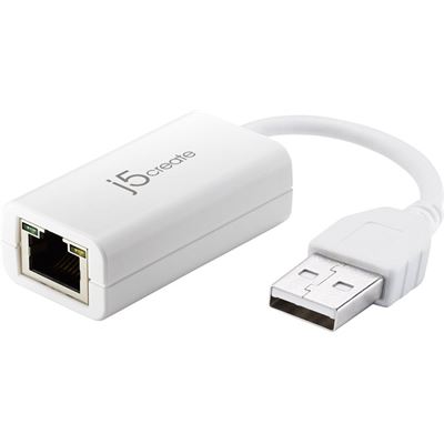 J5create JUE125 USB 2.0 Ethernet Adapter For Windows and Mac (JUE125)
