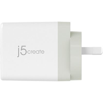 J5create 2 port USB Portable Charger , 2.4A , total 24W (JUP23-1UB)