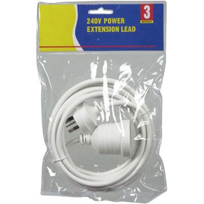 Jackson 3M Power Extension Lead Supplied in Retail Packaging (PEXT3M)
