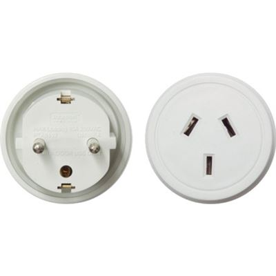 Jackson Outbound Travel Adaptor. Converts NZ/Aust Plugs for (PTA8810)