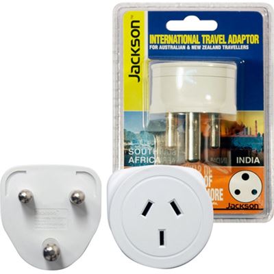 Jackson Outbound Travel Adaptor. Converts NZ/Aust Plugs for (PTA8812)