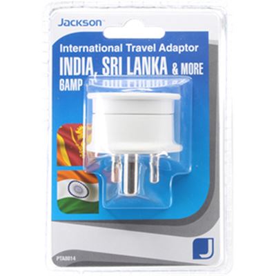 Jackson Outbound travel adapter. Converts NZ/AUS plugs for (PTA8814)